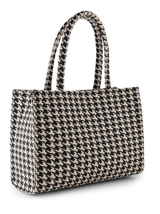 Black And White Travel Tote Bag