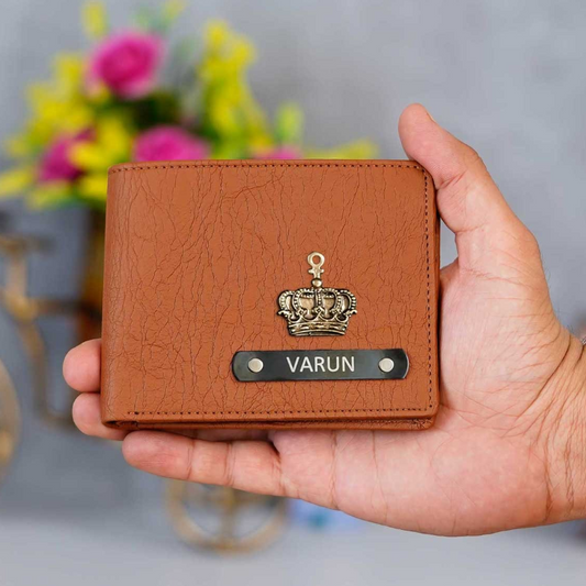 Personalized Textured Premium Wallet For Men's Signature series